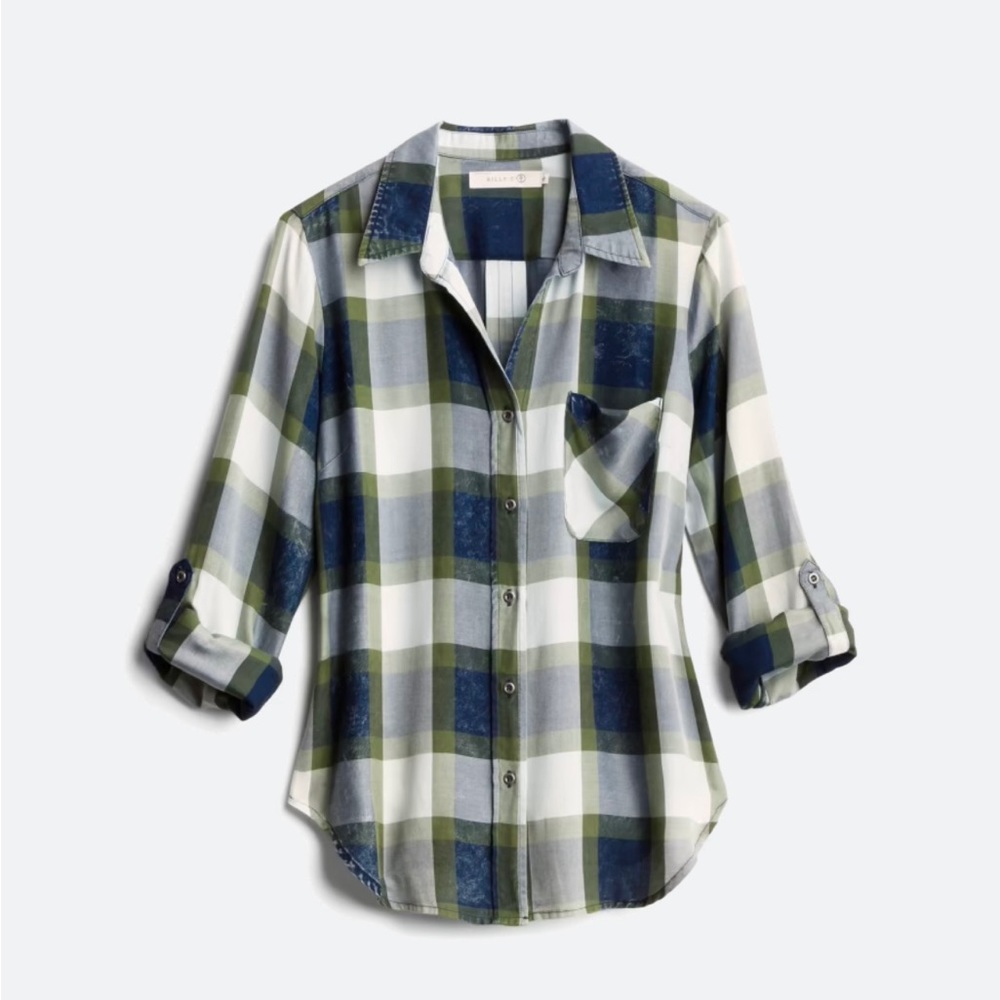 Billy T Mabry Chambray Button Down Top